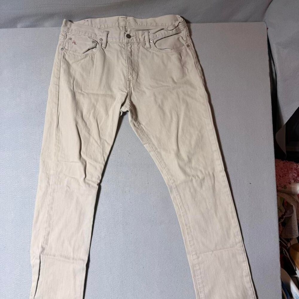 Polo-ralph-lauren Men's Cream and White Jeans